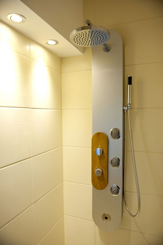 Dual-Head Shower System with Rainfall Feature